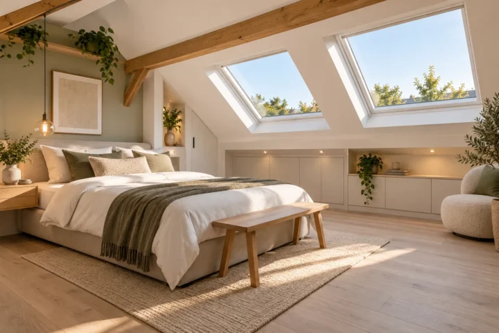 Zolderverbouwing tot slaapkamer